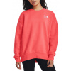 Under Armour Essential Fleece Oversized Crew Venom Red/White M