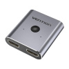 Obojsmerný adaptér HDMI Vention AFUH0, 2 x HDMI, 4K 60 Hz, sivý