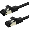 Value 21.99.1863 RJ45 sieťové káble, prepojovacie káble CAT 8.1 S/FTP 3 m čierna 1 ks; 21.99.1863