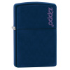 Zippo Navy Matte Logo 26098