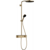 Hansgrohe Pulsify S - Showerpipe 260 1jet EcoSmart, kartáčovaný bronz