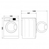 Whirlpool C WD 84M WBS CZ, sušička prádla C WD 84M WBS CZ