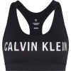 Calvin Klein MEDIUM SUPPORT BRA čierna,biela Dámska športová podprsenka S