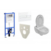 Roca Victoria - Rimless WC + sedadlo + nádržka + tlačidlo