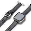 Ringke Leather One Slim – Kožený remienok pre Apple Watch SE (40mm) – Čierny KF2335876