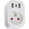 IMMAX NEO LITE SMART múdra vnútorná zásuvka / s kolíkom (typ E) / Wi-Fi / 2x USB, 1x USB-C / LIDL / TUYA