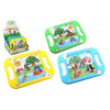 Guličková hra Krtko plast hlavolam 20x15cm - mix farieb