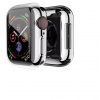 Silikónový kryt pre Apple Watch 10 46 mm - Strieborný