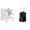 Lelit Bianca PL162T V3, white + Eureka Mignon Turbo, BL black