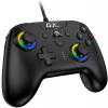 Genius GX Gaming GX-23UV, Gamepad, drátový, duální vibrace, pro PC, Switch, Switch Lite, PS4, PS3, Android, USB, černý
