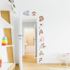 INSPIO samolepky na stenu - Zvieratká z dvora okolo dverí, samolepky pre deti N.2 - 9 ks od 14 do 29 cm doľava