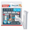 TESA POWERSTRIPS CLICK Samolepiace suché zipsy, suchý zips páska 6 párov M + 8 párov L