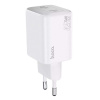 Cestovná nabíjačka HOCO N42 GaN, 2x USB C, PD 45W (1x 25W, 1x 20W), QC 3.0, farba biela