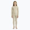 Súprava detského termoprádla WOOLCANO Merino SET0683 beige