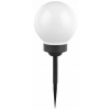 Solárne svietidlá - 2 x záhradné solárne lampy Čierny plast 41cm (Solárne svietidlá - 2 x záhradné solárne lampy Čierny plast 41cm)