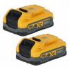 DeWALT Príslušenstvo - 18V Akumulátor XR POWERSTACK 3,5 Ah, 2 ks DCBP318S2
