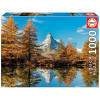 Educa puzzle Matterhorn Mountain in Autumn 1000 dielov a fix lepidlo 17973
