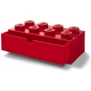 LEGO® stolní box 8 se zásuvkou červený LEGO40211730