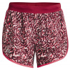 Under Armour Women's Under Armour Fly By 2.0 Printed Short - black rose/penta pink