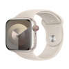 Apple Watch Series 9 Cellular 45mm Hvězdně bílý hliník s hvězdně bílým sportovním řemínkem S/M