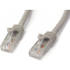 StarTech.com 2m Gray Cat5e / Cat 5 Snagless Patch Cable - Patch kabel - RJ-45 (M) do RJ-45 (M) - 2 m - UTP - CAT 5e - lisovaný, provedení bez hrbolku - šedá