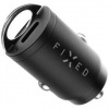 Adaptér do auta FIXED 2xUSB-C, 30 W PD + USB-C kabel 1,2 m (FIXCC30M-2CC-BK) čierny
