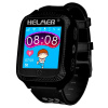 HELMER dětské hodinky LK 707 s GPS lokátorem/ dotykový display/ IP54/ micro SIM/ kompatibilní s Android a iOS/ černé