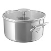 Mauviel Hrniec M'COOK 16 cm, so sklenenou pokrievkou, nerezová oceľ