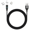 Colorway CW-CBUU038-BK Nabíjecí 3v1 Lightning+MicroUSB+USB-C, 1m