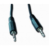 Kabel přípojný jack 3,5mm M/M, 1,2m, audio CCA-404 Gembird