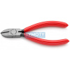 KNIPEX 70 01 125 Bočné štiepacie kliešte, plastové návleky, fosfátované na čierno 125 mm