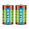 EXTOL® Energy Baterie alkalická ULTRA+, 1,5 V, D (LR20), sada 2 ks 42015