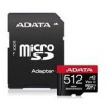 Pamäťová karta ADATA High Endurance micro SDXC karta 512GB UHS-I U3 Class 10 + adaptér (AUSDX512GUI3V30SHA2-RA1)