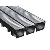 Set 3x odvodňovací žľab PZ 1000x78x114 mm s koncovkami