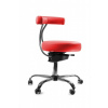 Spinergo MEDICAL Spinergo - aktívna stolička pre zdravotníkov - červená, plast + textil + kov