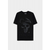 Six Siege 6-Siege - Men's Raised Print Short Sleeved T-shirt Velikost: M, Barva: Black