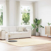 vidaXL Chlpatý koberec s vysokým vlasom krémový 240x240 cm polyester 4102887