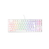Genesis tichá herná klávesnica THOR 303/TKL/RGB/Outemu Peach Silent/Drôtová USB/US layout/Biela NKG-2063