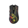 Marvo Myš M209, 6400DPI, optika, 6tl., 1 koliesko, drôtová USB, čierna, herná, podsvietená