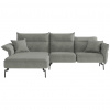 Livetastic ROHOVÁ SEDACIA SÚPRAVA, textil, sivá - Sedačky - 001968007510