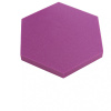 Akustický panel šesťuholník fialový 50x50 cm hrúbka 5cm hexagon