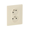 Dvojzásuvka béžová Legrand Valena Life - 753286