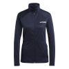 adidas Terrex Multi Full-Zip Fleece Jacket Womens Legend Ink 8-10 (S)
