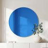 GieraDesign Zrkadlo Round Blue Rozmer: Ø 80 cm