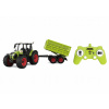 Claas RC Traktor s Vlečkou, 43,6 cm - Svetelné Efekty, USB Nabíjanie