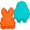 Velikonoční forma na pečení beránka a zajíčka - Webake (Silikonová forma na pečení beránka zajíčka - Webake)