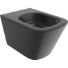Mexen Teo, závesná WC misa 510x345x340 mm, Rimless Tornádo, čierna matná, 3385XX85T