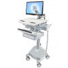 ERGOTRON StyleView® Cart with LCD Arm, LiFe Powered, 1 Drawer, pojízdný stojan, LCD, Klávesnice, myš, s napájením