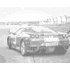 ZUTY Bodkovanie - ŠPORTOVÉ MODRÉ AUTO FERRARI Rámovanie: bez rámu a bez vypnutia plátna, Rozmer: 40x50 cm
