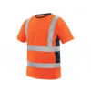 Tričko EXETER, výstražné, pánské, oranžovo-modré, vel. 2XL - CN-1113-020-205-96